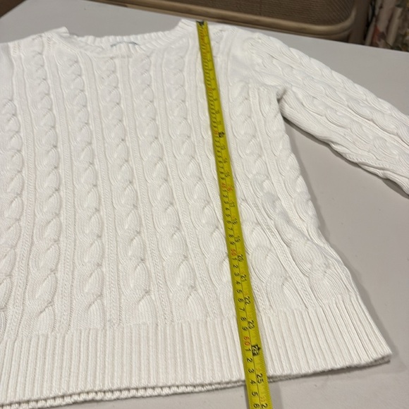 Amazon Essentials - Women's Cabin Knit Sweater - white. Size Medium - Picture 10 of 10